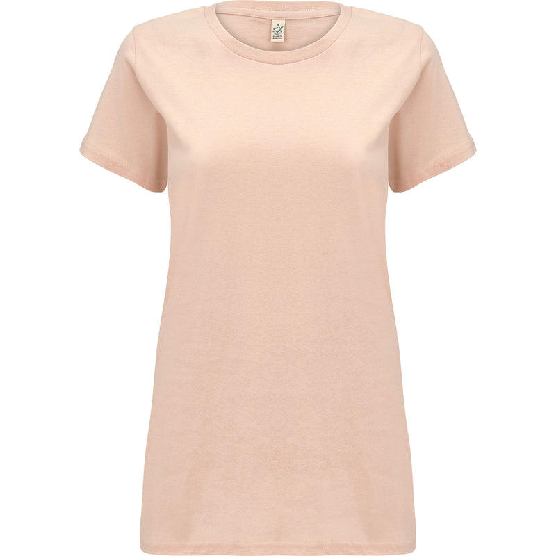 Women's Misty Pink Cotton T-Shirt