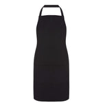 Black Bib Apron with Pockets